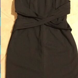 Lulu's Strapless Black Dress
